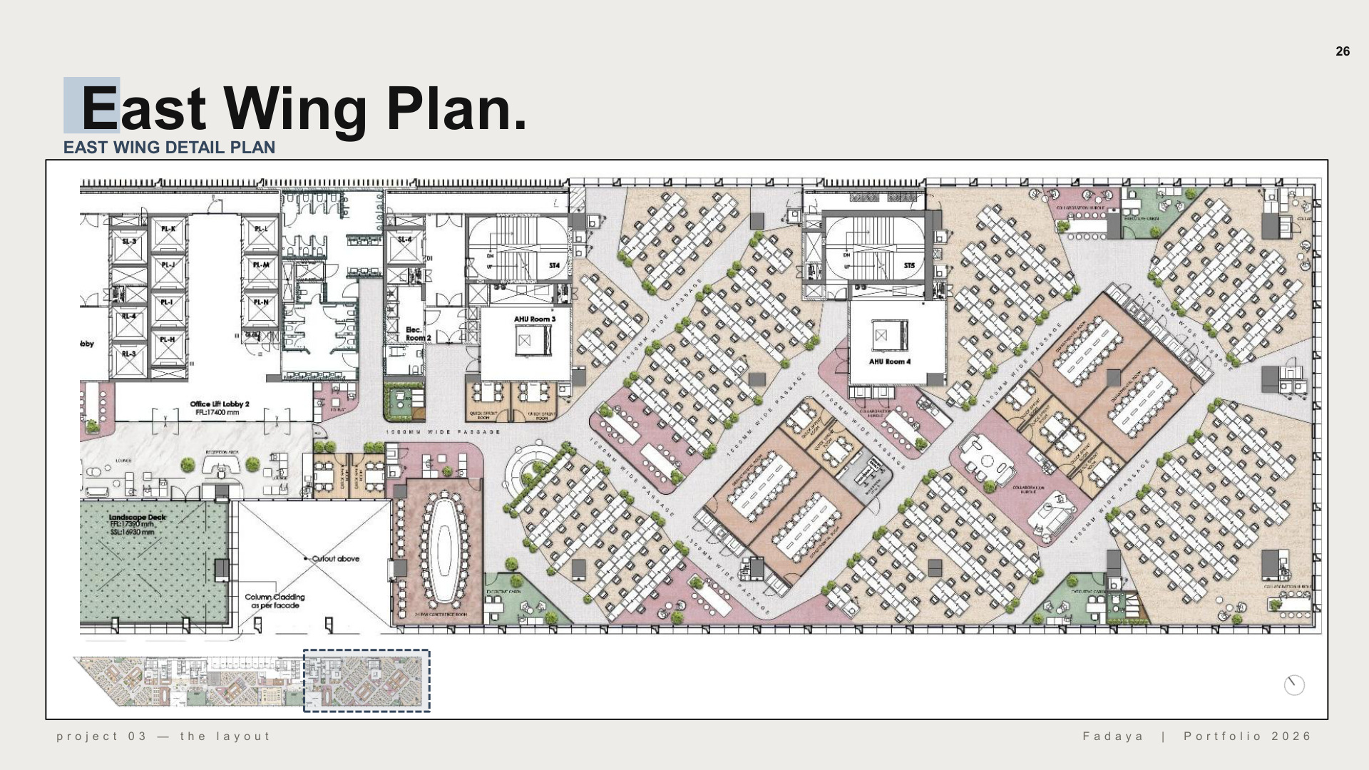 ACKO — Workplace Concept — East wing plan