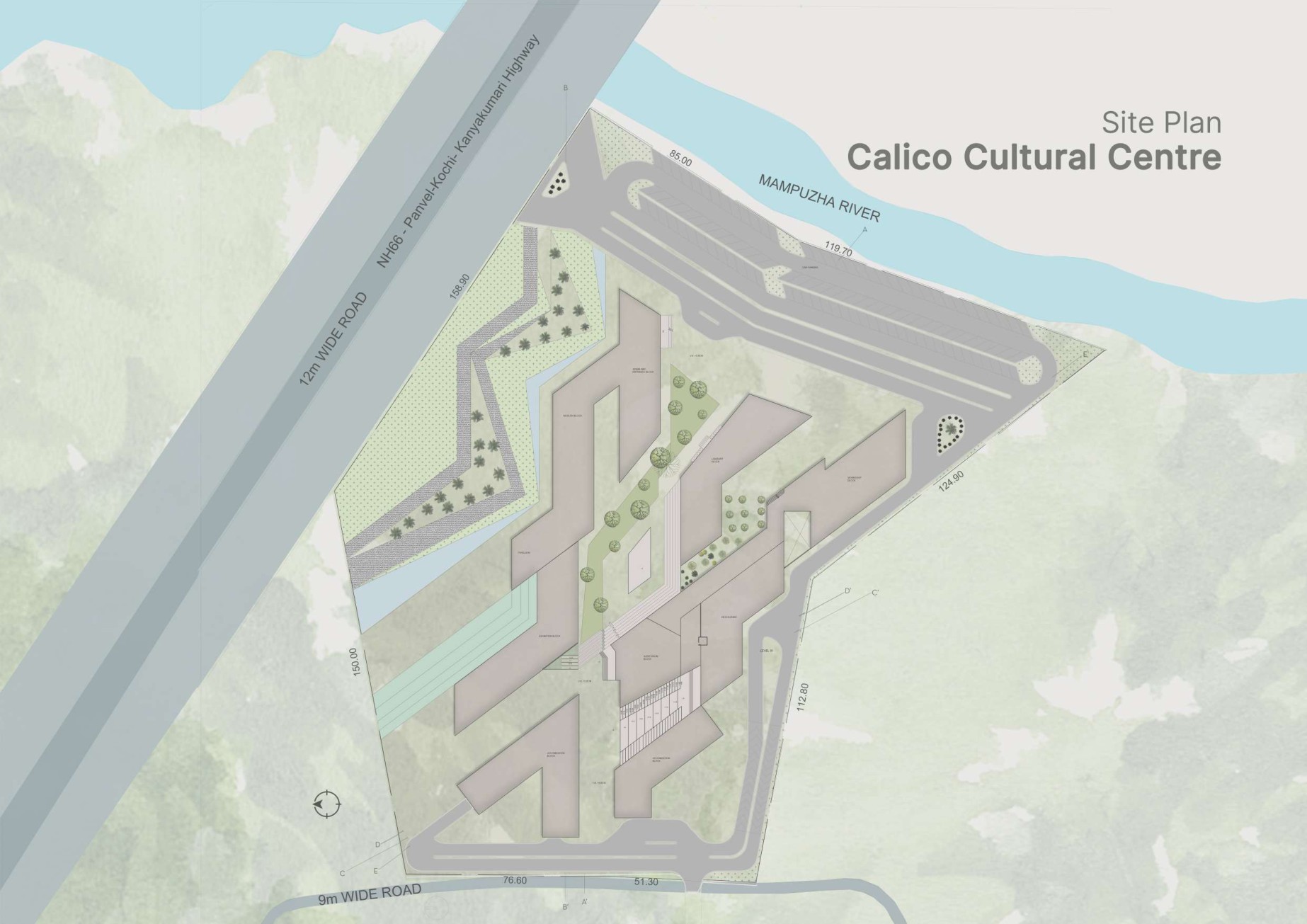 Calico Cultural Centre — Site plan