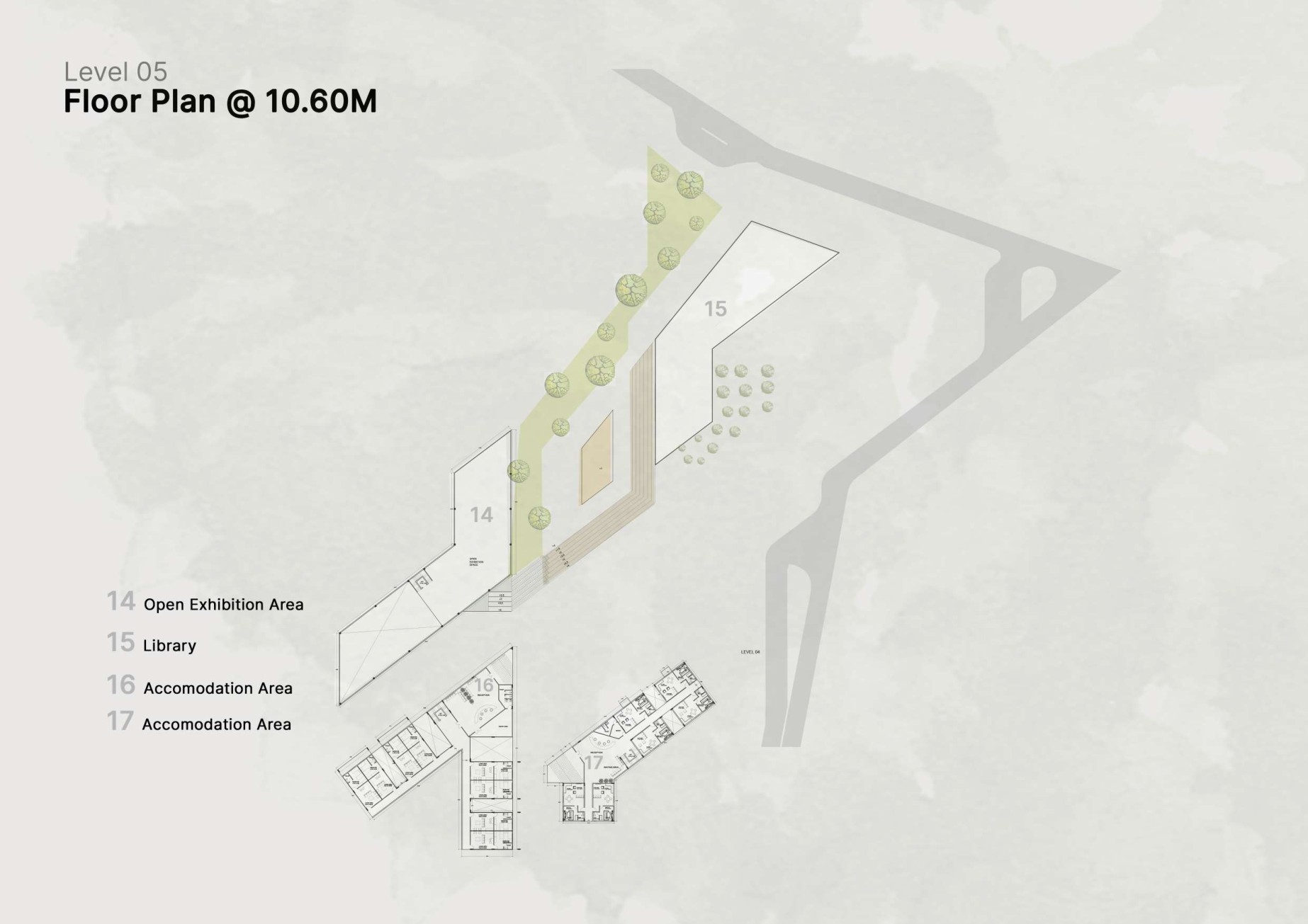 Calico Cultural Centre — Level 05 · floor plan at +10.60 m
