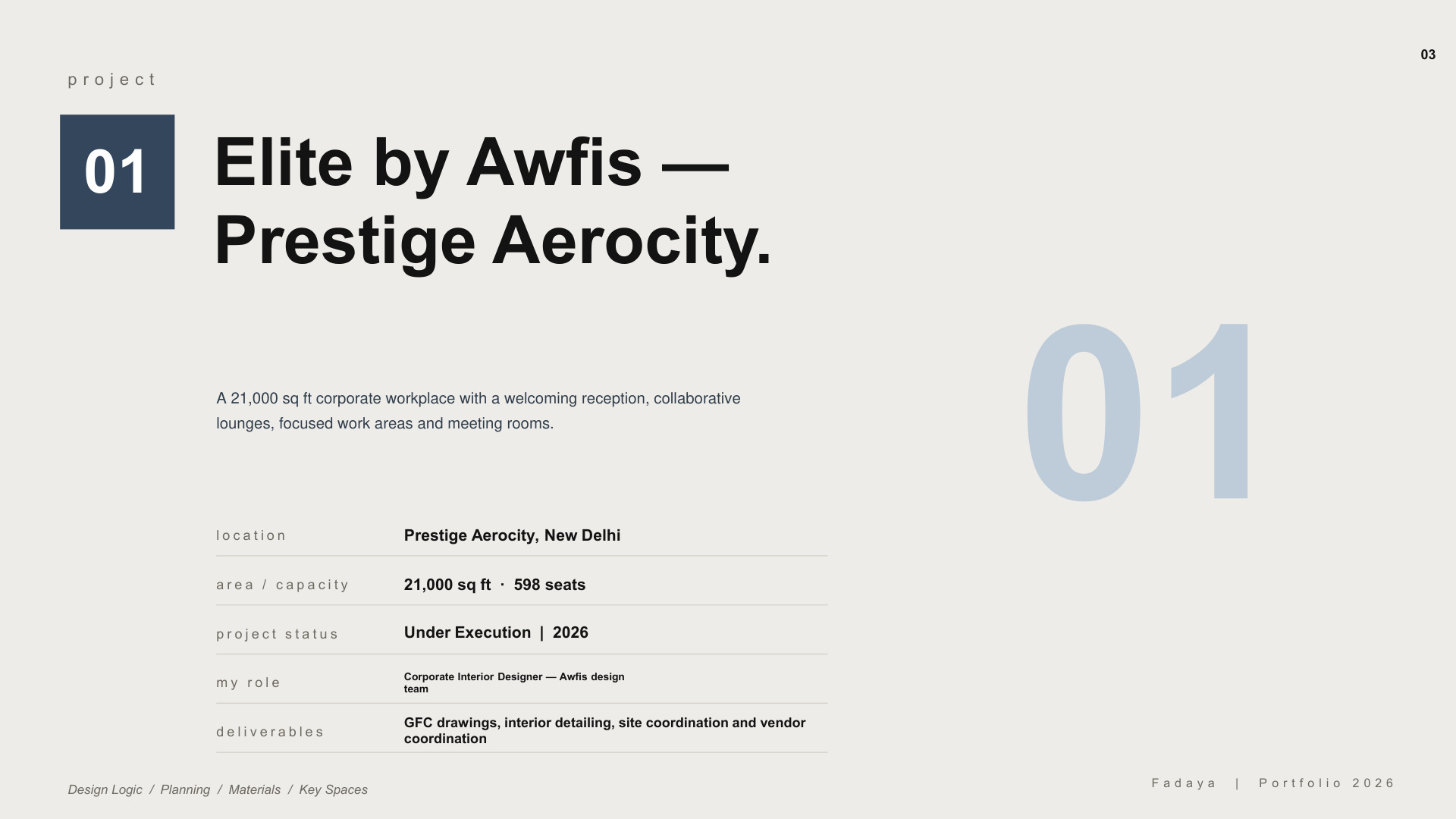 Elite by Awfis — Project overview