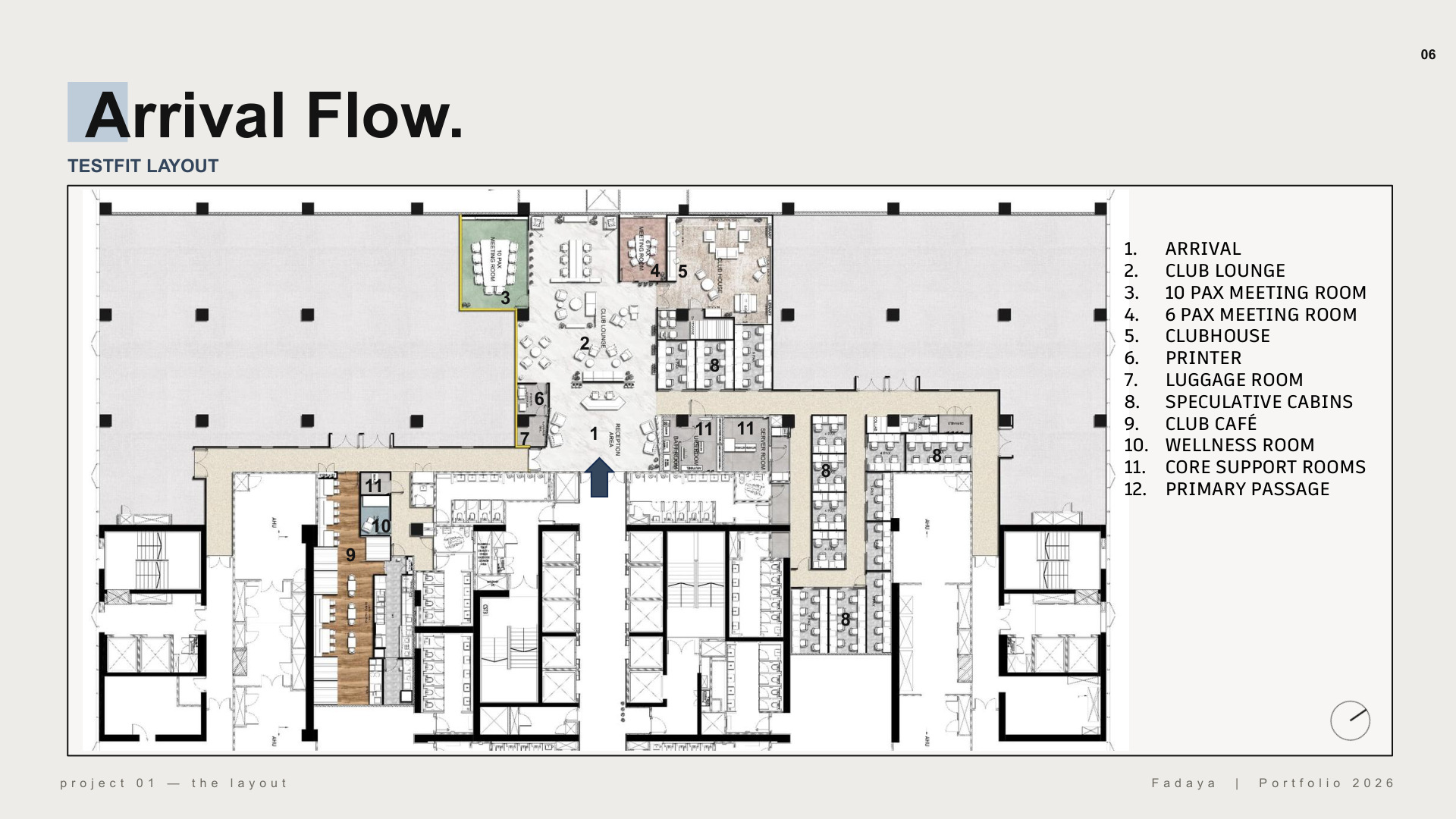 Elite by Awfis — Arrival and test-fit plan