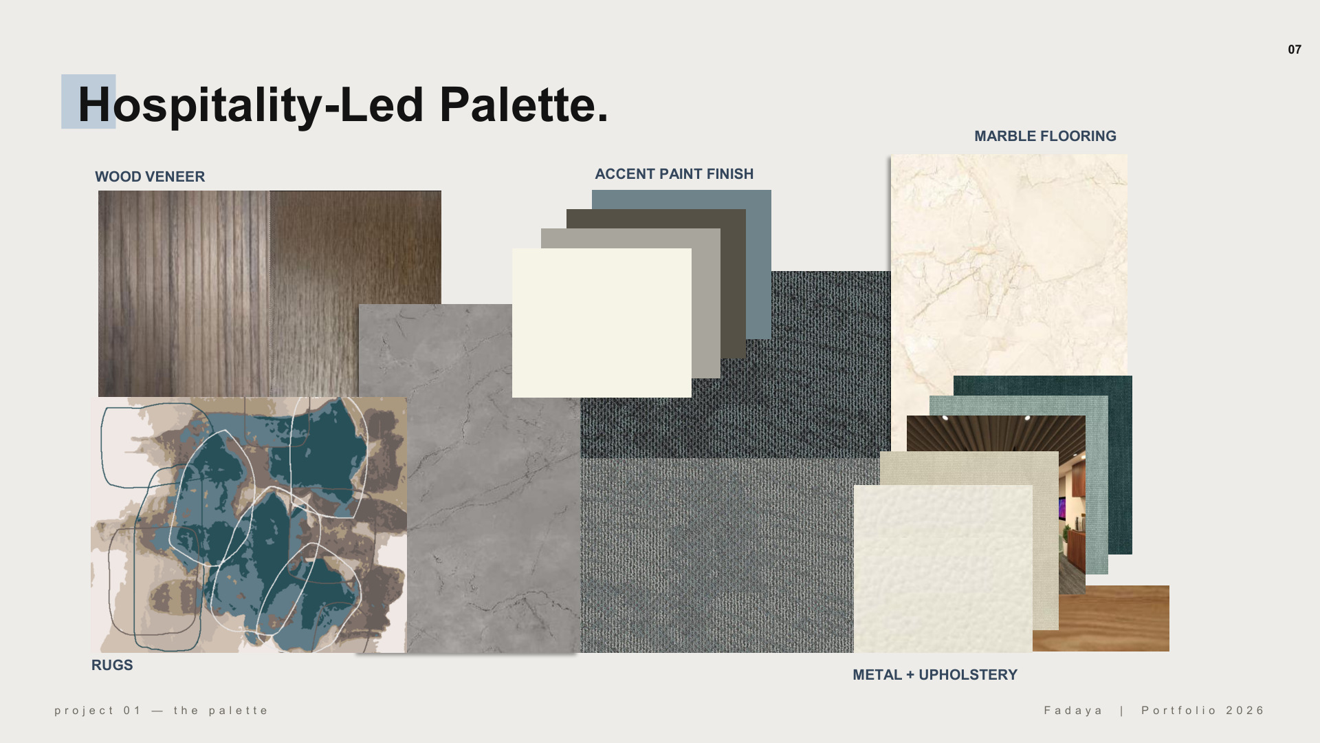 Elite by Awfis — Hospitality-led material palette