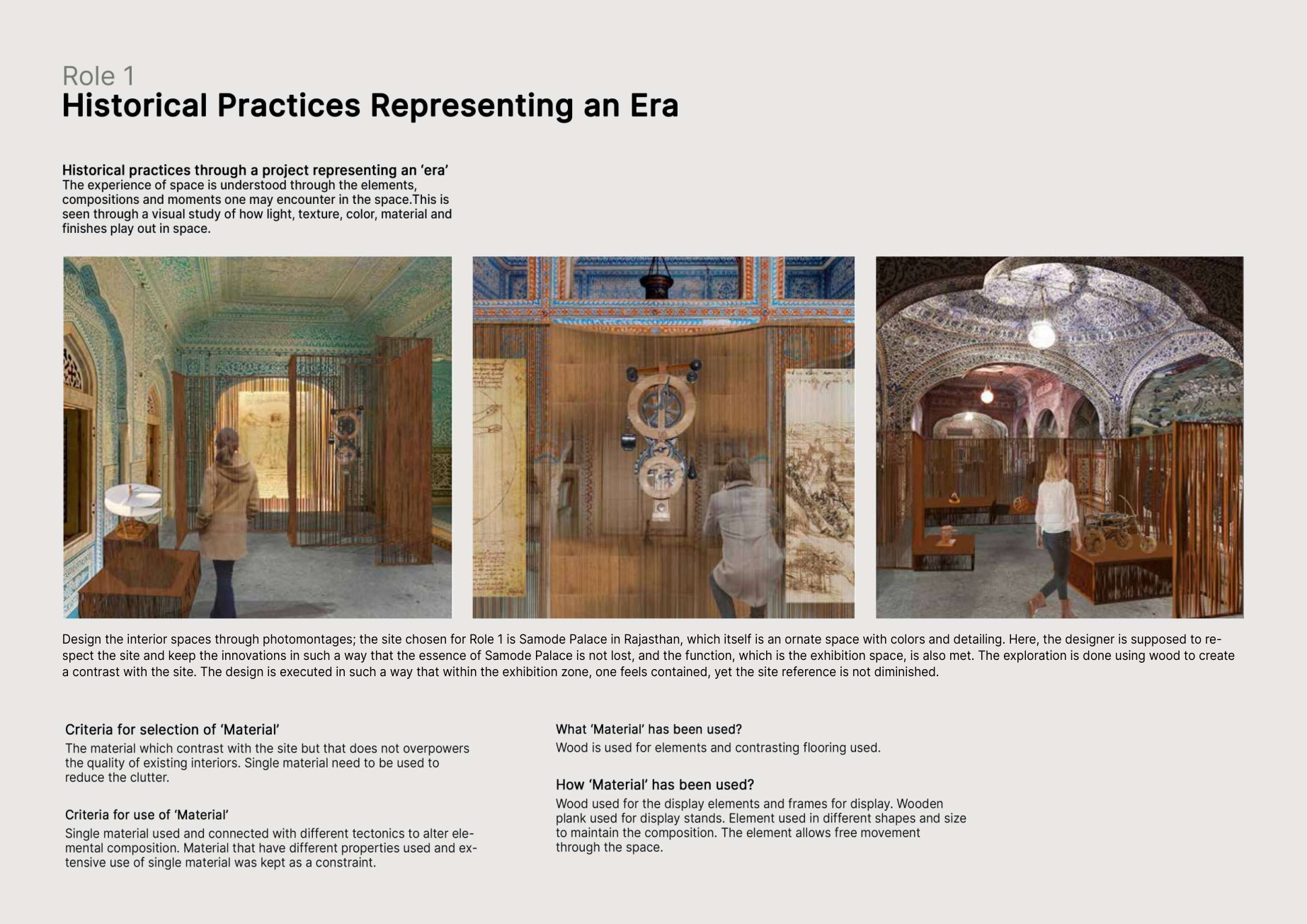 Spatial Lattice — Role 1 · historical context and photomontage