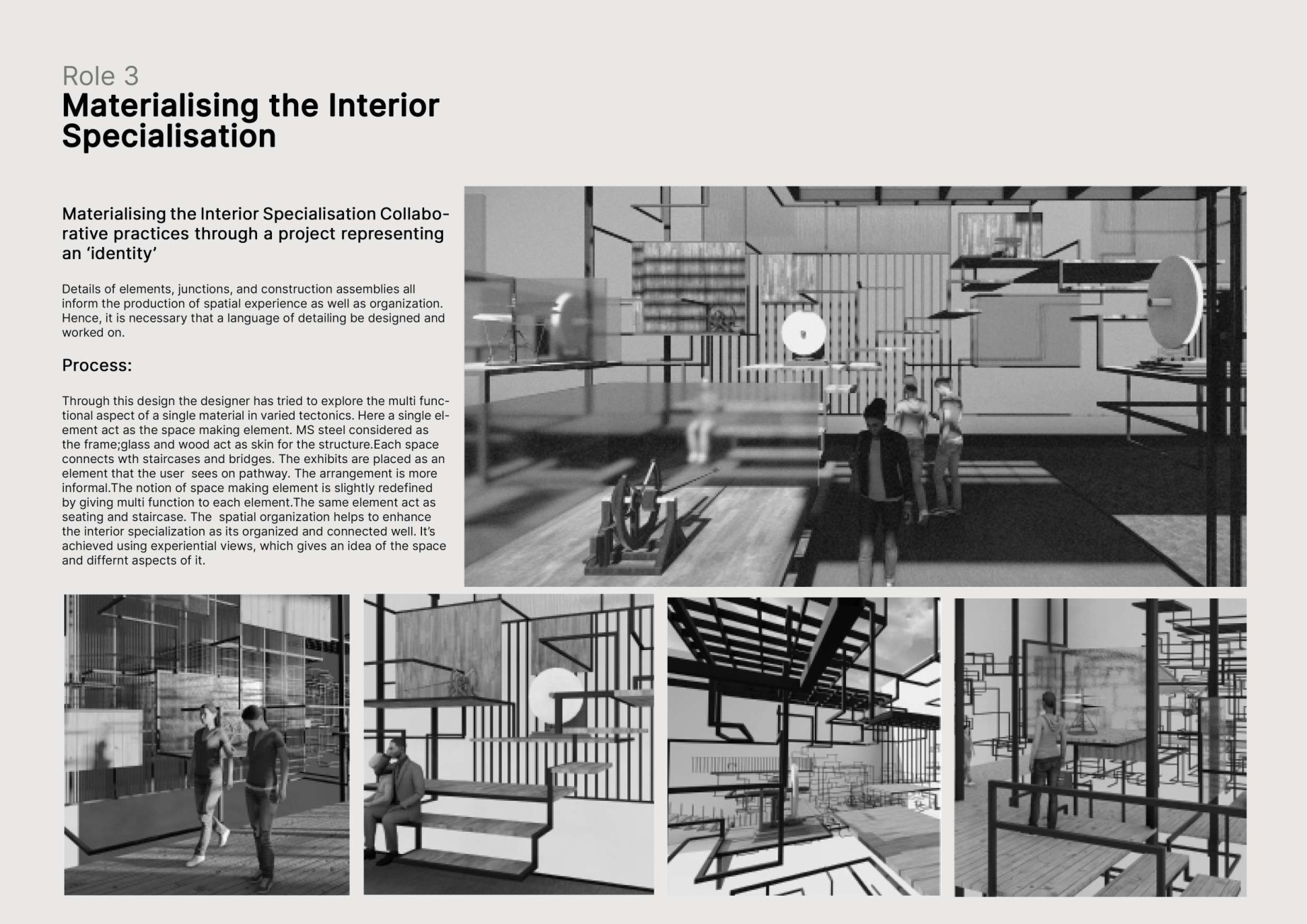 Spatial Lattice — Role 3 · materialising the interior