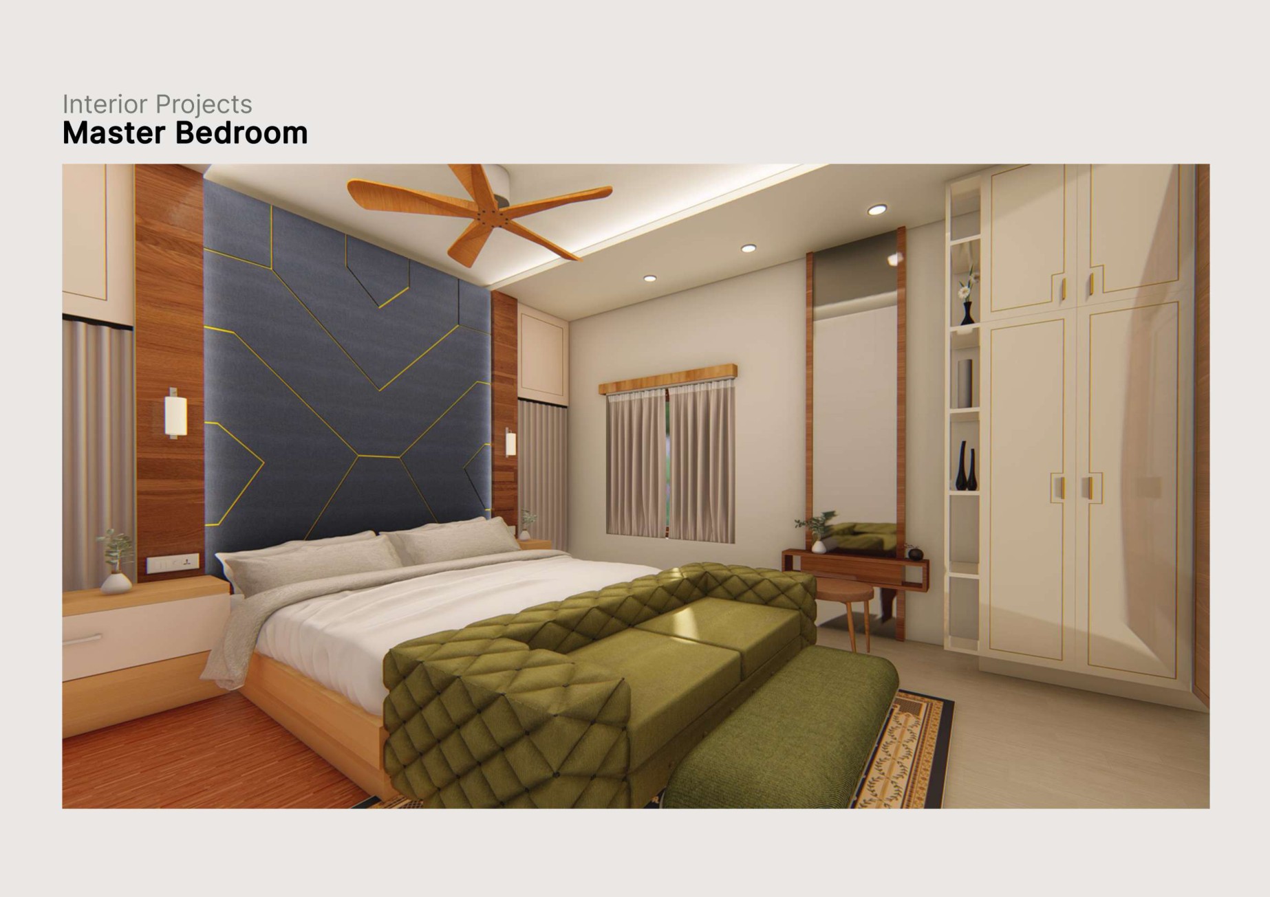 Residential Interior — Master bedroom