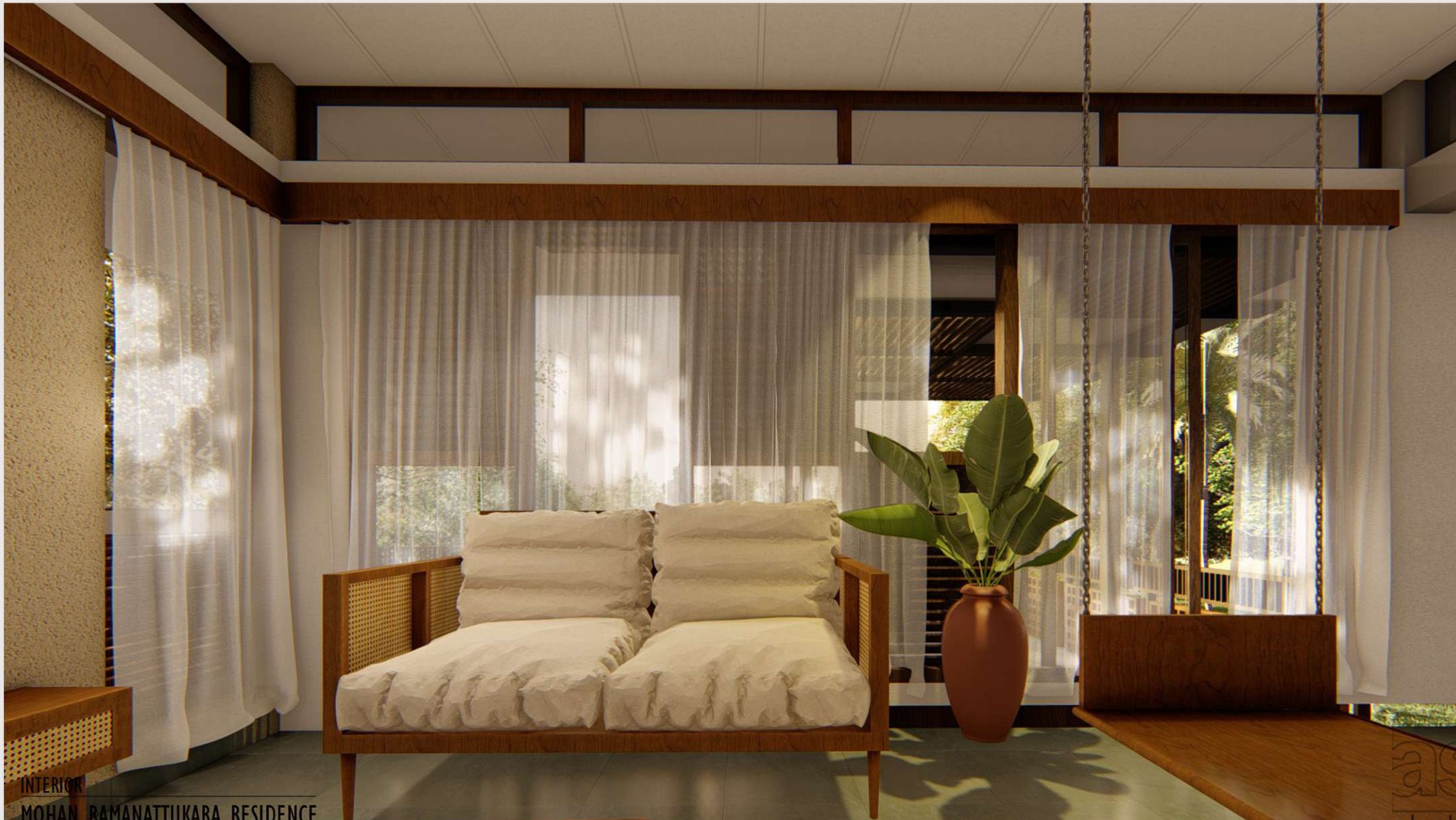 Residential interior rendering from the 2024 portfolio