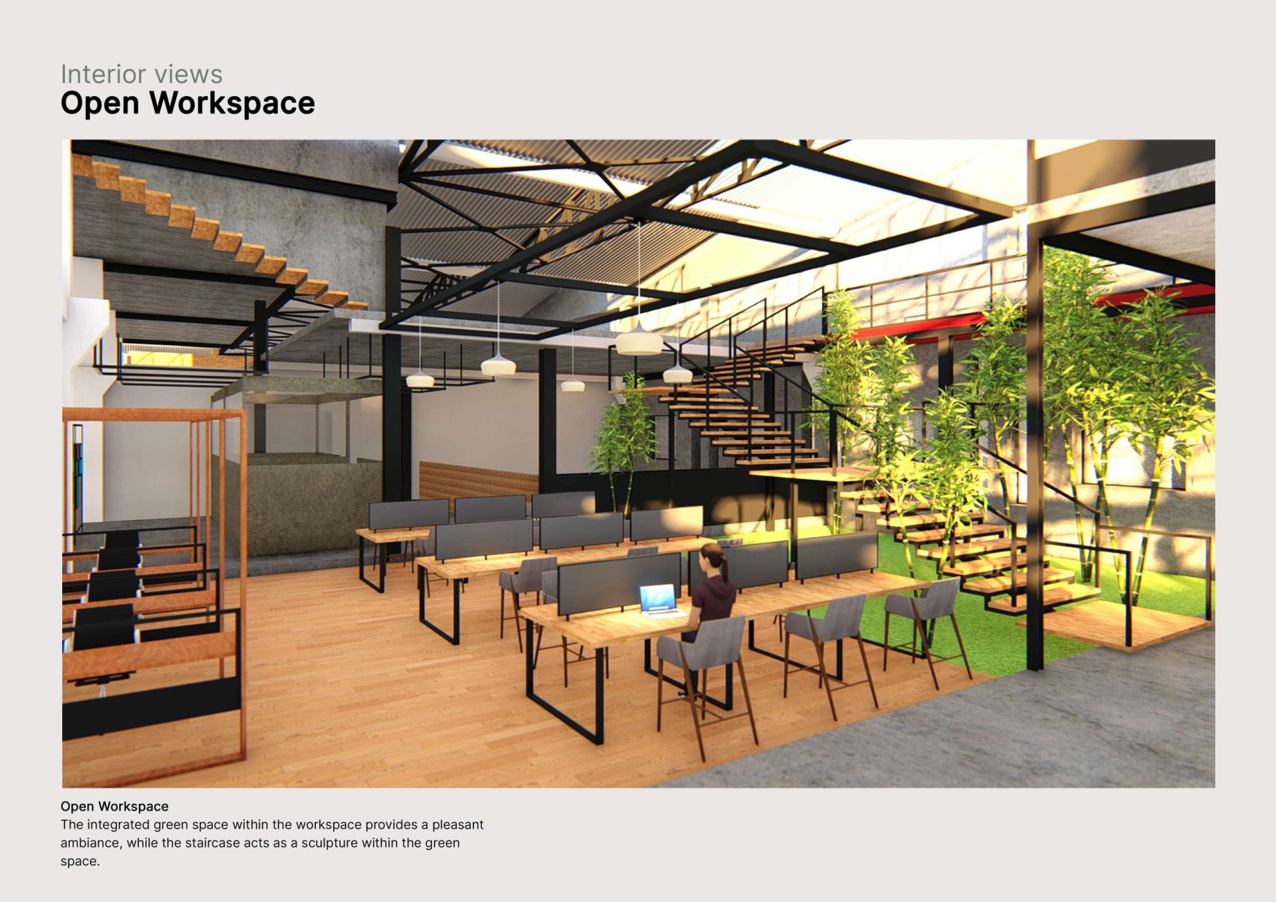 The Rethink Factory — Open workspace and landscape