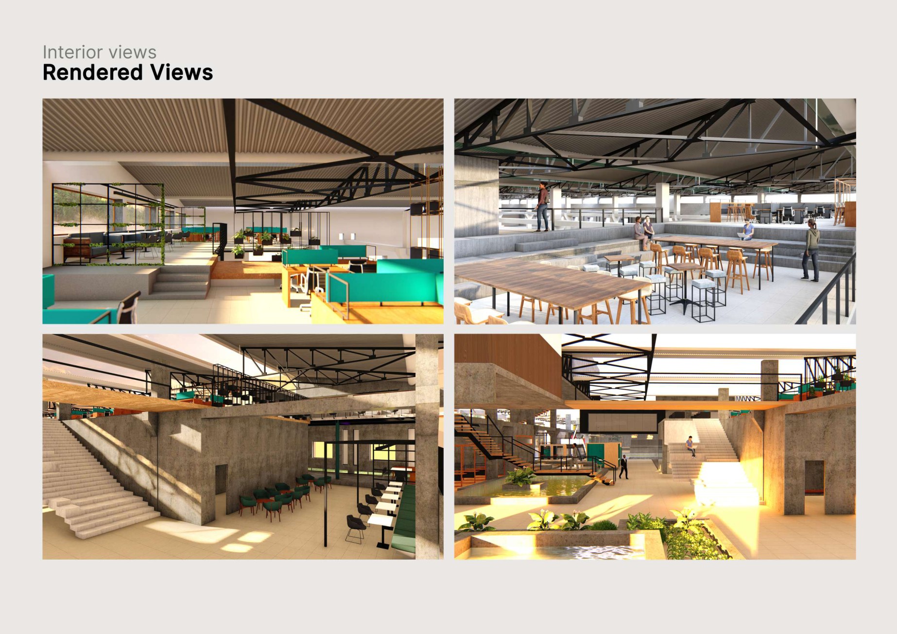 The Rethink Factory — Rendered views