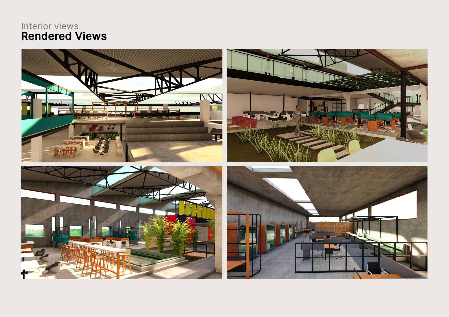 The Rethink Factory — Rendered views