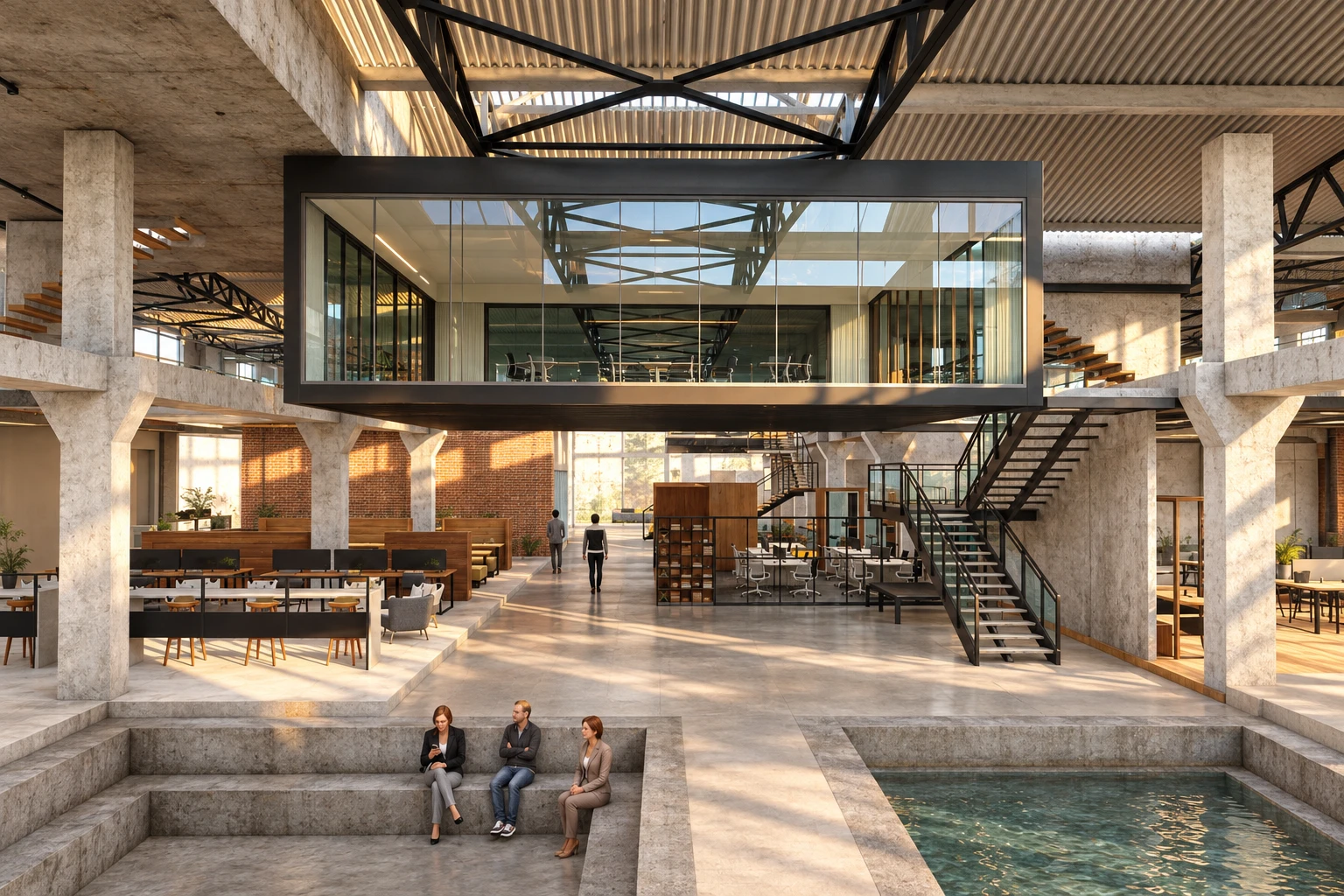 The Rethink Factory — AI-assisted concept visualisation based on the original design